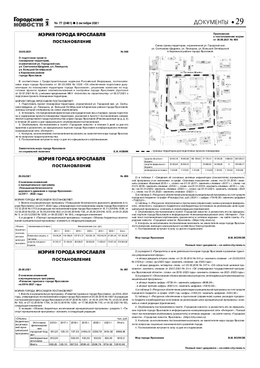 Выпуск газеты № 77 (2461) от 02.10.2021, страница 29.