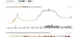 Коронавирус в Ярославской области: уровень заболеваемости повысился до показателя начала мая