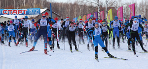 Под Ярославлем прошла гонка «Лыжня России»