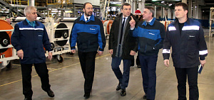 Исполняющий обязанности мэра Алексей Малютин посетил Ярославский шинный завод
